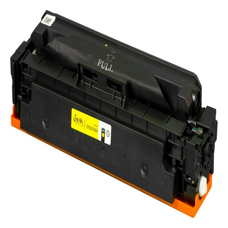 Картридж Sakura CF412X 046H Y для HP, Canon, желтый, 5000 к.