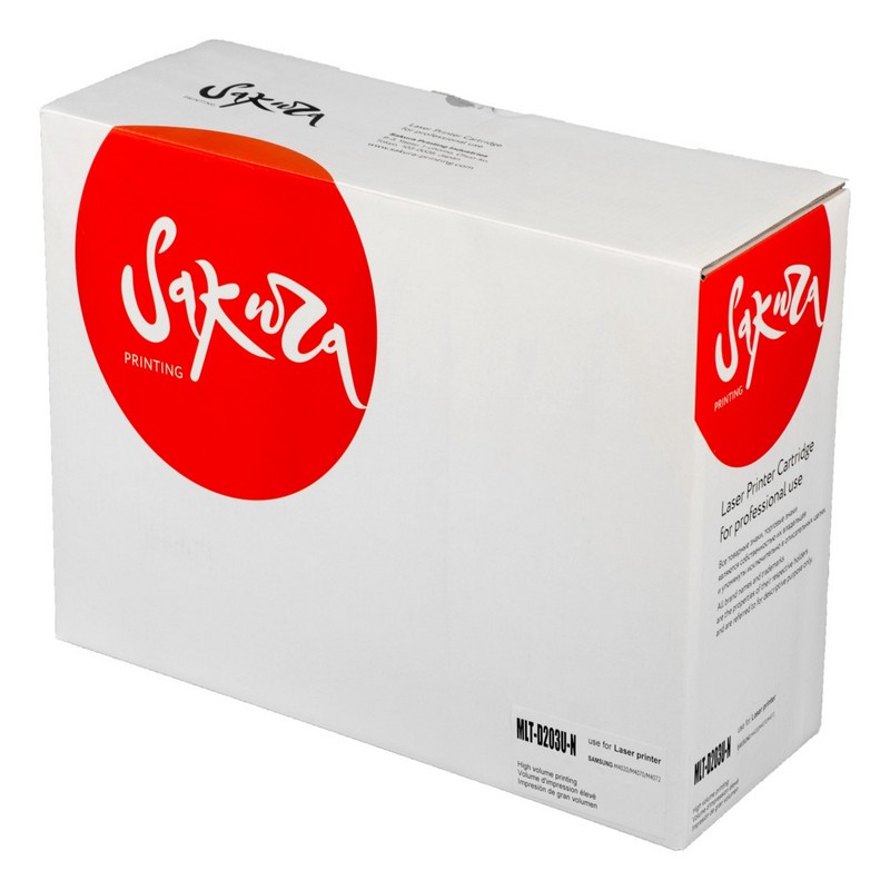 Картридж Sakura MLT-D203U для Samsung, черный, 15000 к