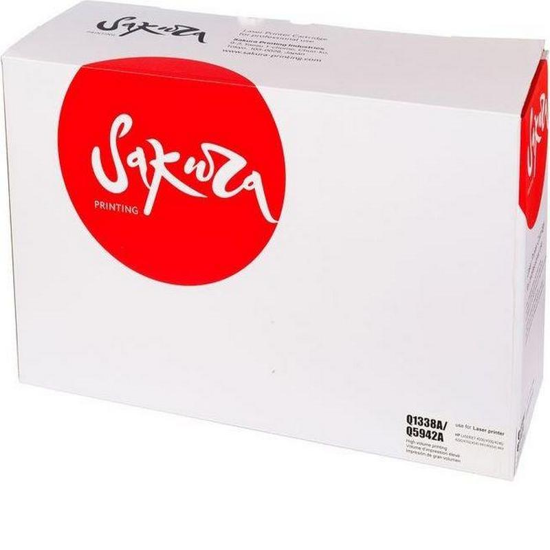 Картридж Sakura Q5942A Q1338A для HP, черный, 12000 к.