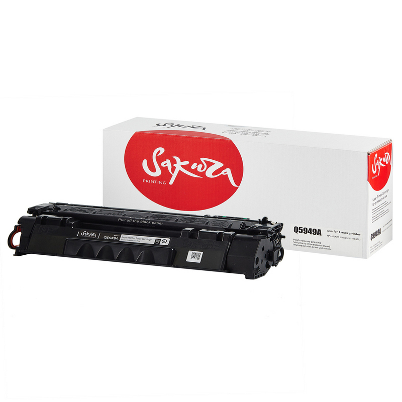Картридж Sakura Q5949A (49A) для HP, черный, 2500 к.