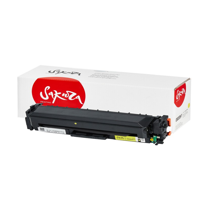Картридж Sakura 055H Y ECO (3017C002) для Canon MF742/MF746CX/MF744CDW/LBP664CX/LBP663CDW/ 400M454DN/ 400M454DW/ 400M479DW/ 400M479FDN/ 400M479FDW, желтый, 5900 к. ECO (чип без счетчика копий)