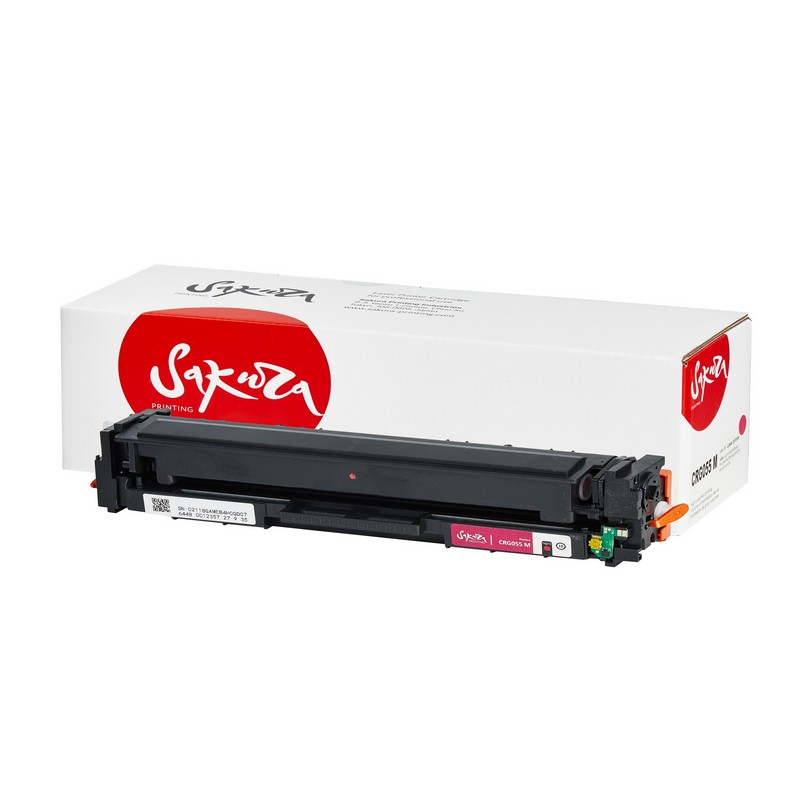 Картридж Sakura 055 M (3014C002) для Canon LBP662/LBP663/LBP664/MF742C/MF744C/MF746Cx, пурпурный, 2100 к.