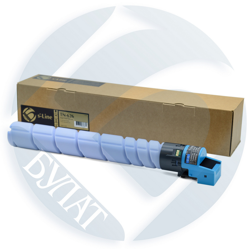 Тонер-картридж Konica Minolta bizhub C450i TN626 Cyan (28k) БУЛАТ s-Line (NEW)