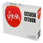 Картридж Sakura CE505X CF280X для HP, черный, 6900 к.