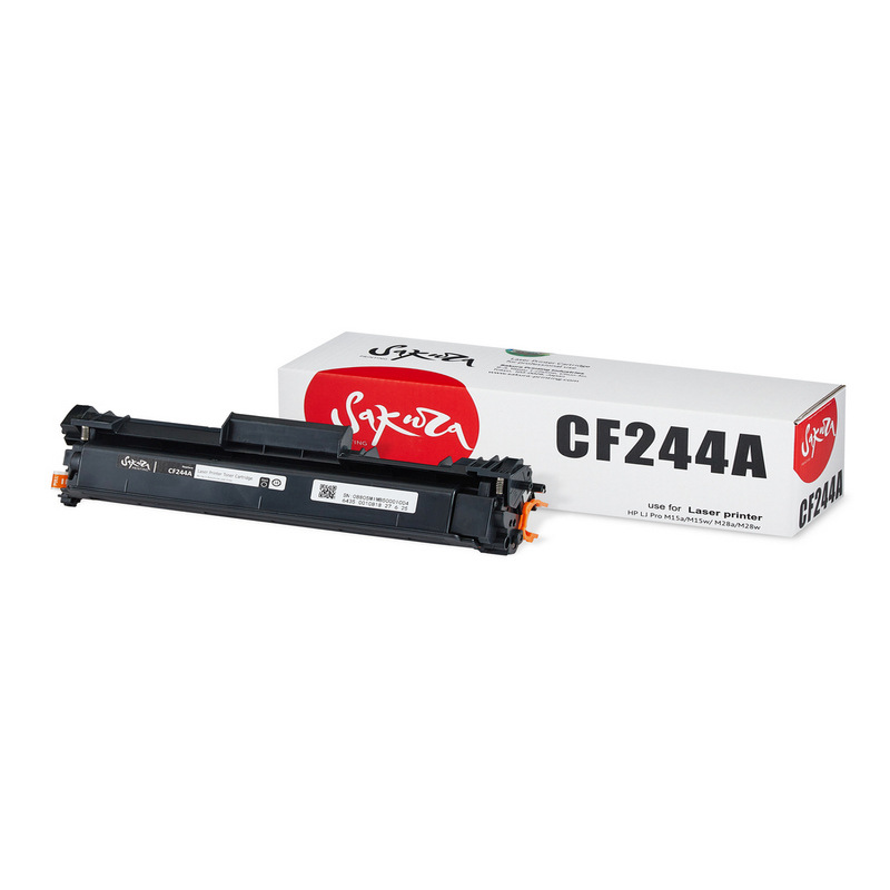 Картридж Sakura CF244A (44A) для HP, черный, 1000 к.