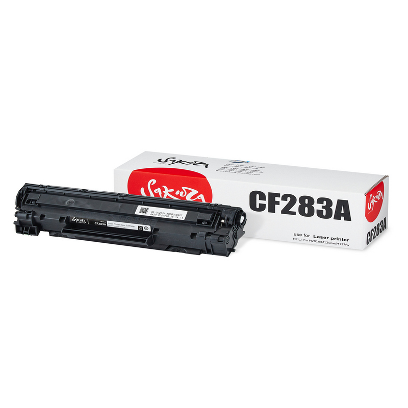 Картридж Sakura CF283A (83A) для HP, черный, 1600 к.