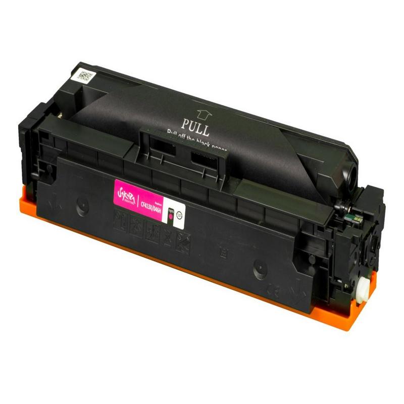 Картридж Sakura CF413X 046H M для HP, Canon, пурпурный, 5000 к
