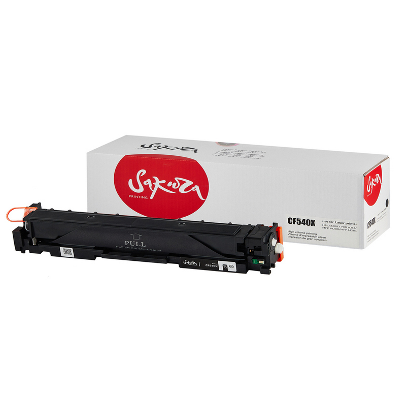 Картридж Sakura CF540X (203X) для HP, черный, 3200 к.