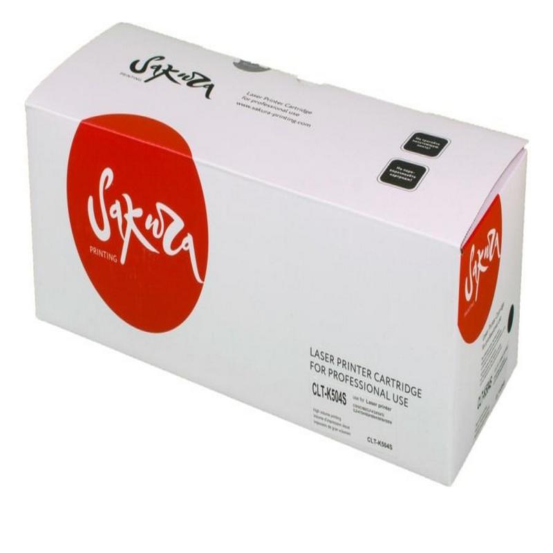 Картридж Sakura CLT-K504S для Samsung, черный, 2500 к