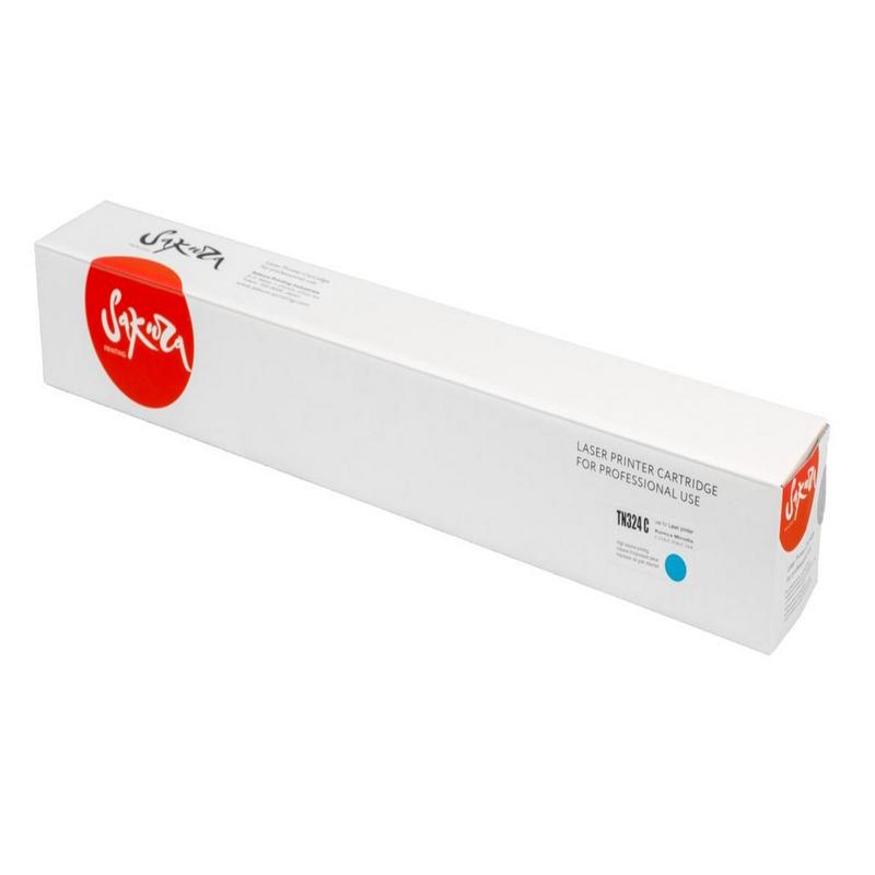 Картридж Sakura KM TN-324 C (A8DA450) для Konica Minolta bizhubC258/bizhubC308/bizhubC368, голубой, 26000 к.   TN324