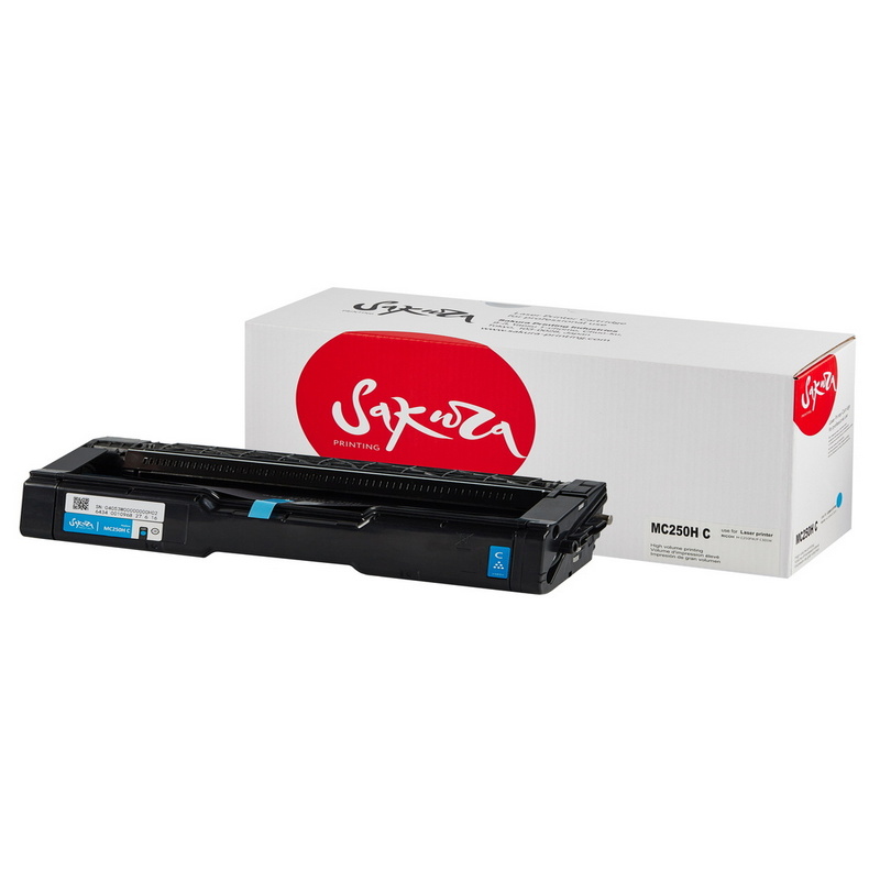 Картридж Sakura MC250H C ( 408341 ) для Ricoh PC300W/MC250FWB, голубой, 6300 к.