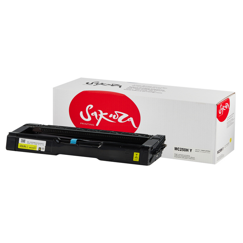 Картридж Sakura MC250H Y ( 408343 ) для Ricoh PC300W/MC250FWB, желтый, 6300 к.