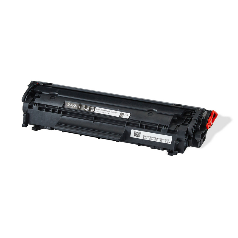 Картридж Sakura Q2612A (12A) для HP, черный, 2000 к.
