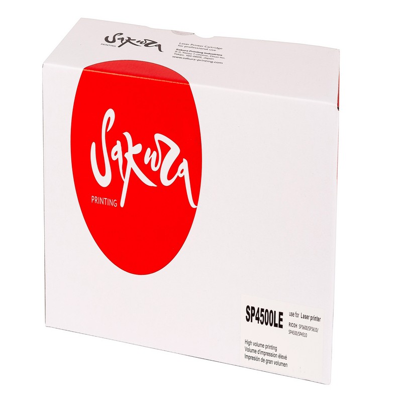 Картридж Sakura SP4500LE для Ricoh, черный, 3000 к. SP 4500LE