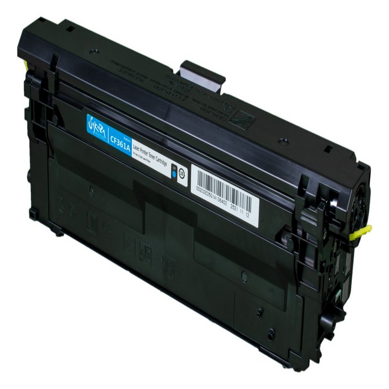 Картридж Sakura CF361A (508A) для HP, голубой, 5000 к.