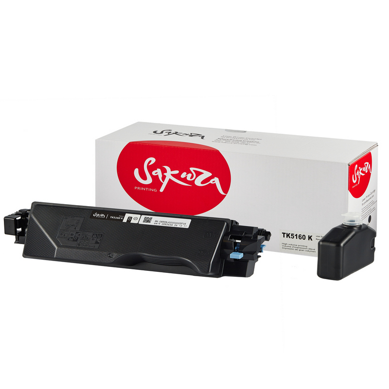Картридж Sakura TK5160 K (1T02NT0NL0) для Kyocera P7040, черный, 16000 к. TK-5160