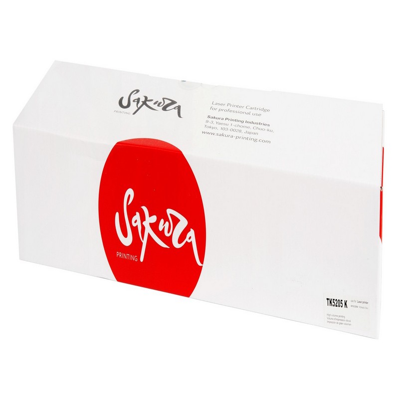 Картридж Sakura TK5205 K (1T02R50NL0) для Kyocera TASKalfa356ci/358ci, черный, 12000 к.  TK-5205