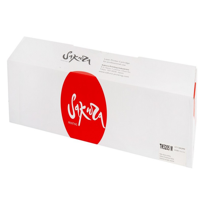 Картридж Sakura TK5205 M (1T02R5BNL0) для Kyocera TASKalfa356ci/358ci, пурпурный, 12000 к.   TK-5205