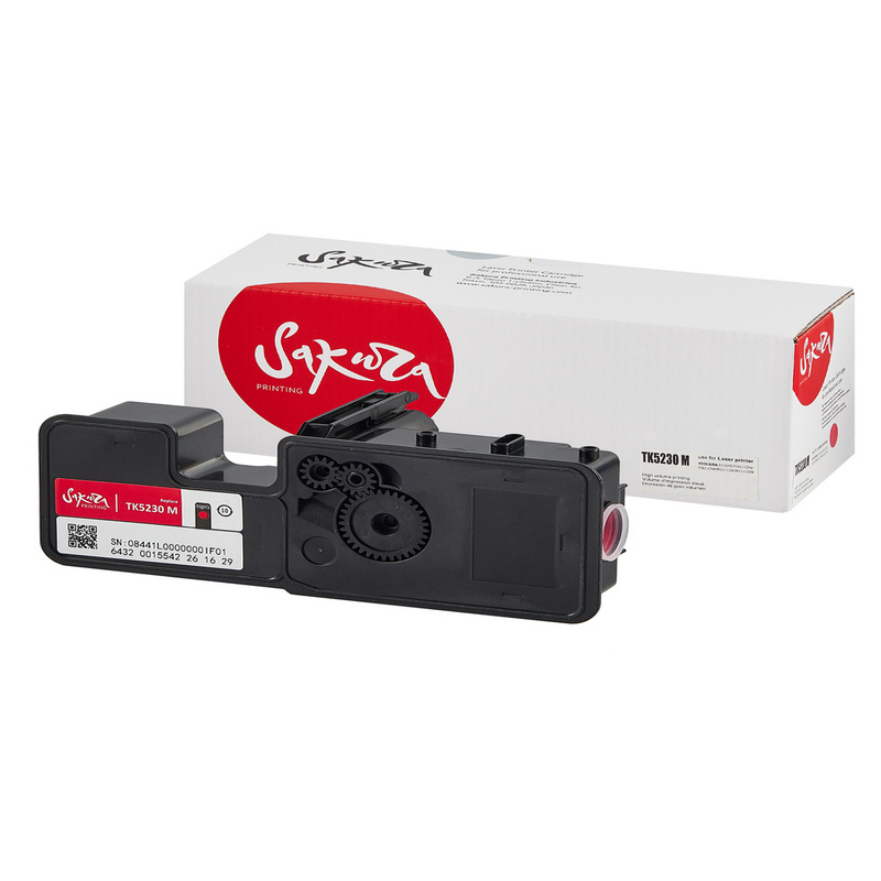 Картридж Sakura TK5230 M (1T02R90MNL0) для Kyocera Mita, пурпурный, 2200 к.  TK-5230