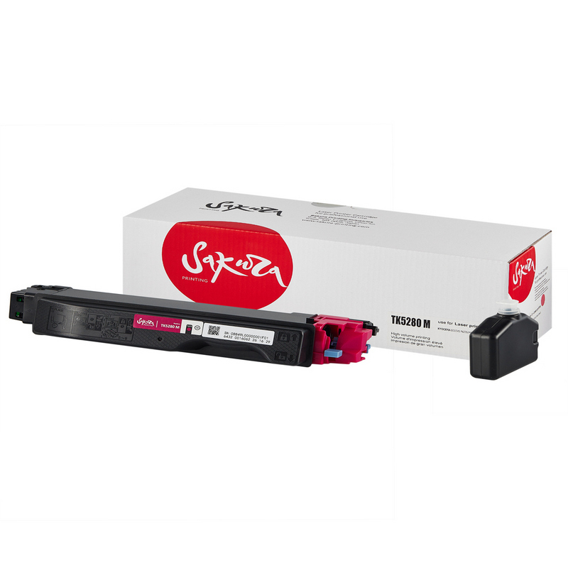 Картридж Sakura TK5280 M (1T02TWBNL0) для Kyocera Mita, пурпурный, 11000 к.  TK-5280