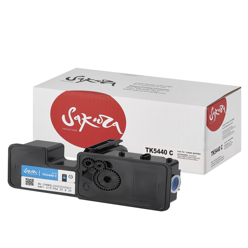 Картридж Sakura TK5440 C для Kyocera Mita ECOSYS PA2100cx/ECOSYS PA2100cwx/ECOSYS MA2100cfx/ECOSYS MA2100cwfx, голубой, 2200 к.   TK-5440
