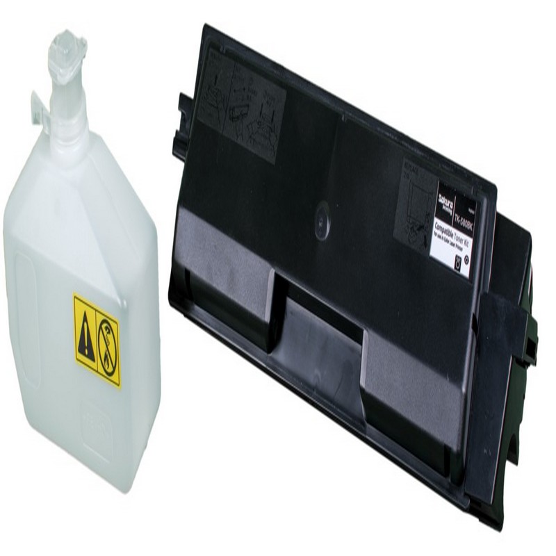 Картридж Sakura TK580 K (1T02KT0NL0) для Kyocera Mita, черный, 3500 к.  TK-580