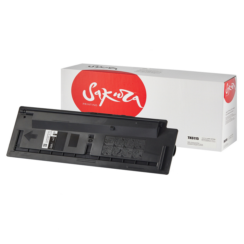 Картридж Sakura TK6115 (1T02P10NL0) для Kyocera Mita, черный, 15000 к.  TK-6115