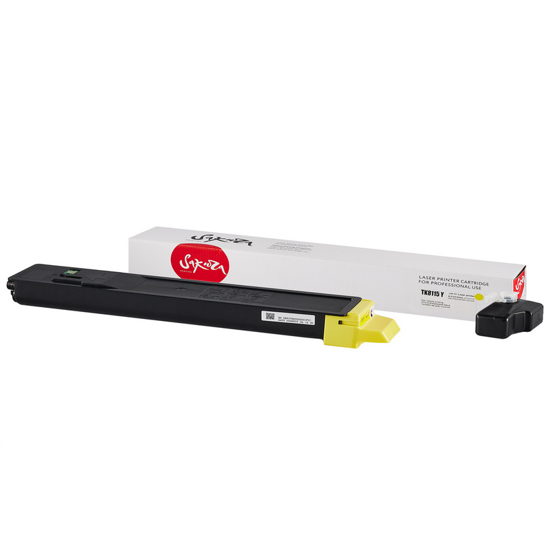 Картридж Sakura TK8115 Y (1T02P3ANL0) для Kyocera Mita M8124cidn/M8130cidn, желтый, 6000 к.  TK-8115