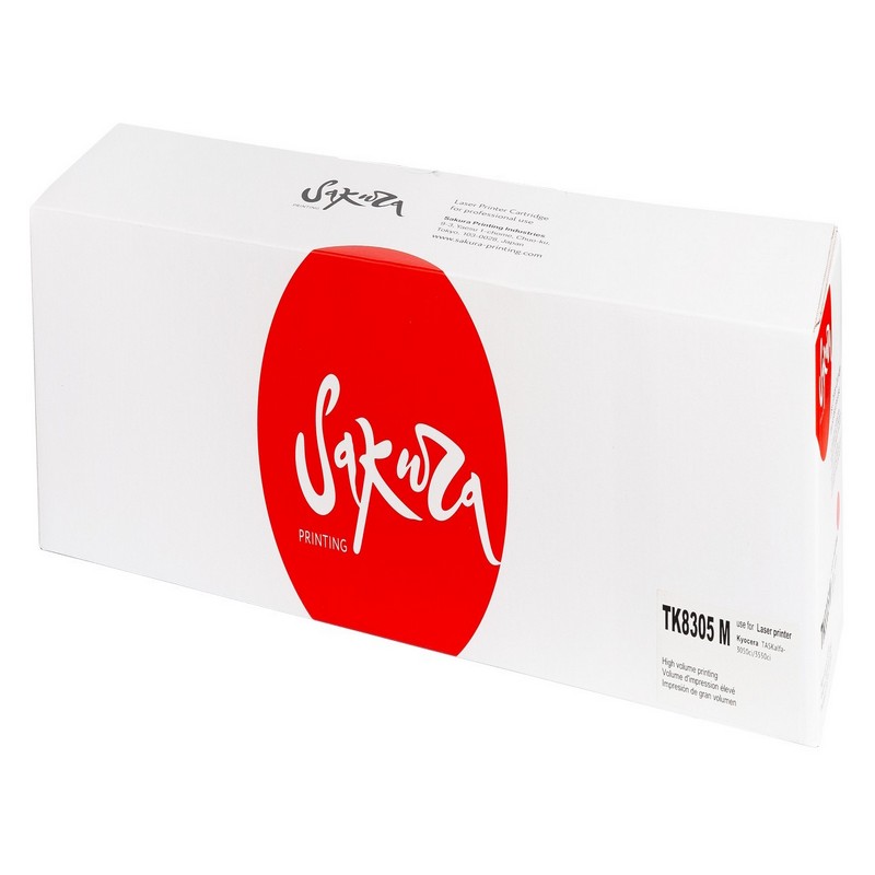 Картридж Sakura TK8305 M (1T02LKBNL0) для Kyocera TASKalfa3050ci/3051ci/3550ci/3551ci, пурпурный, 15000 к.   TK-8305