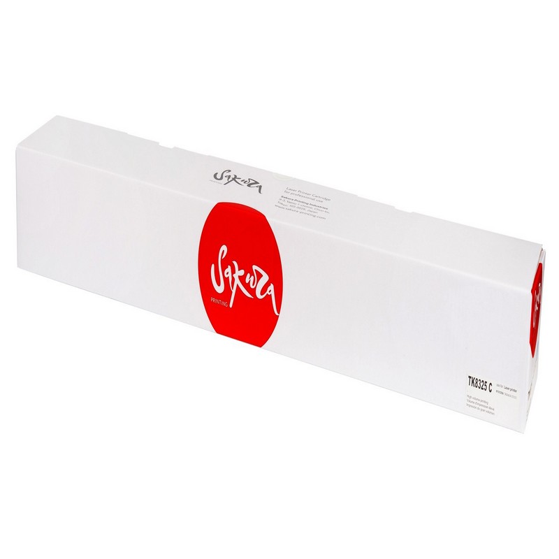 Картридж Sakura TK8325 C (1T02NPCNL0) для Kyocera TASKalfa2551ci, голубой, 12000 к.  TK-8325