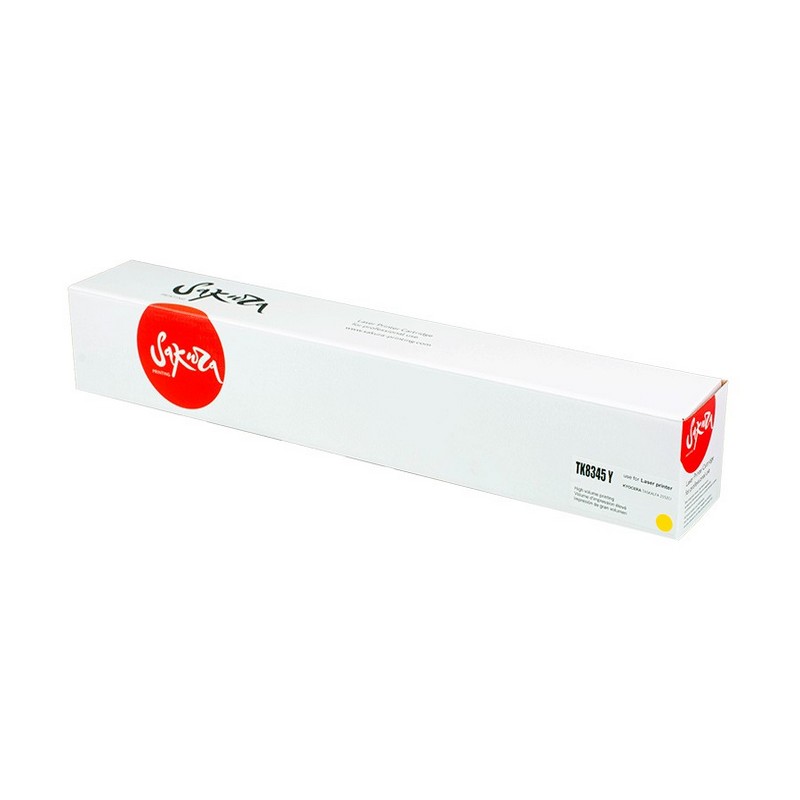 Картридж Sakura TK8345 Y (1T02L70NL0) для Kyocera Mita TASKalfa2552ci / 2553ci , желтый, 12000 к.   TK-8345