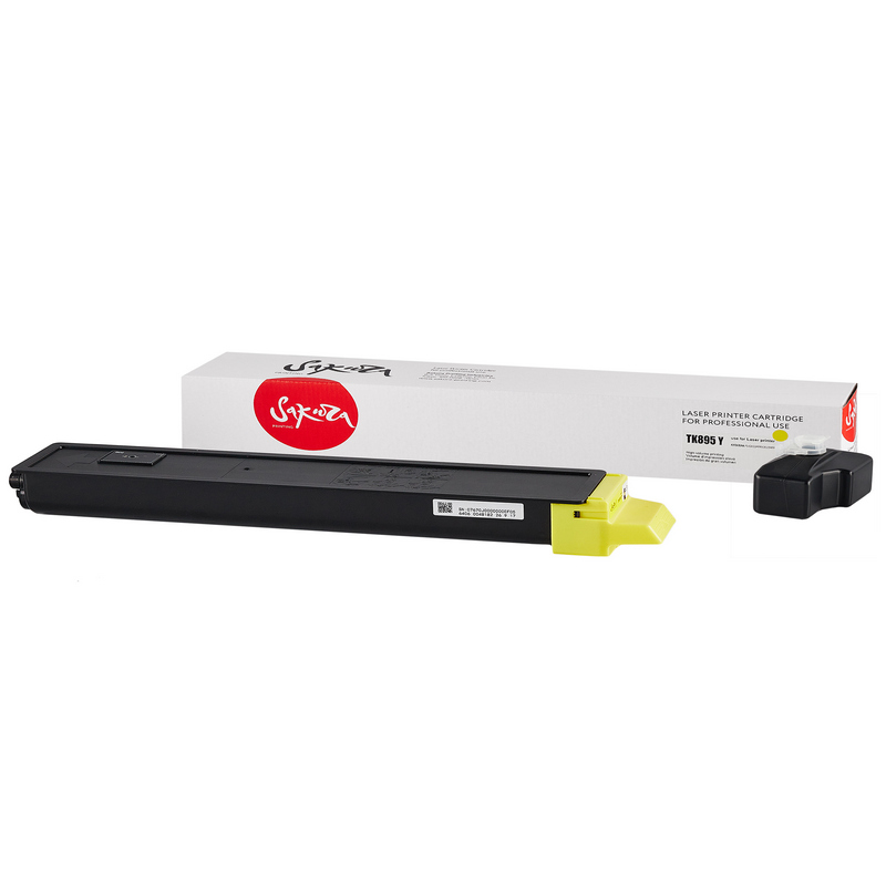 Картридж Sakura TK895 Y (1T02K0ANL0) для Kyocera Mita, желтый, 6000 к.   TK-895