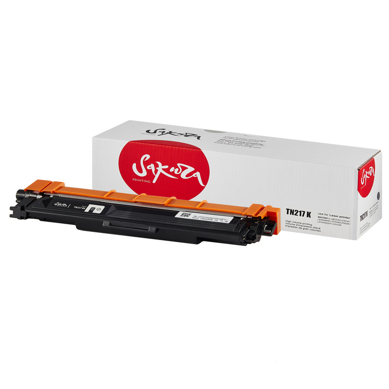 Картридж Sakura TN217 BK для Brother, черный, 3000 к.