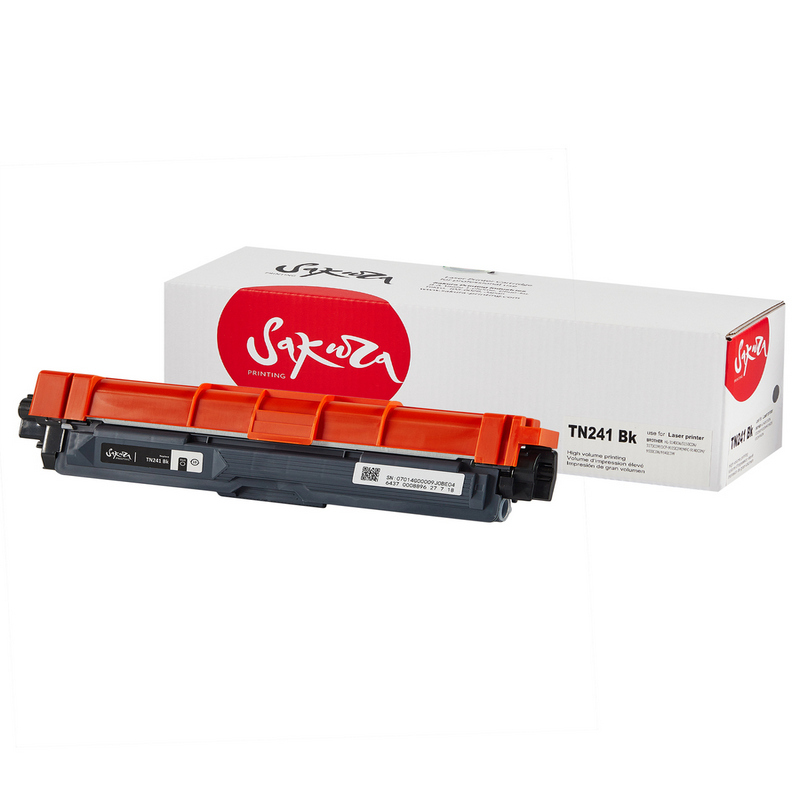Картридж Sakura TN241 Bk для Brother, черный, 2600 к.  TN-241