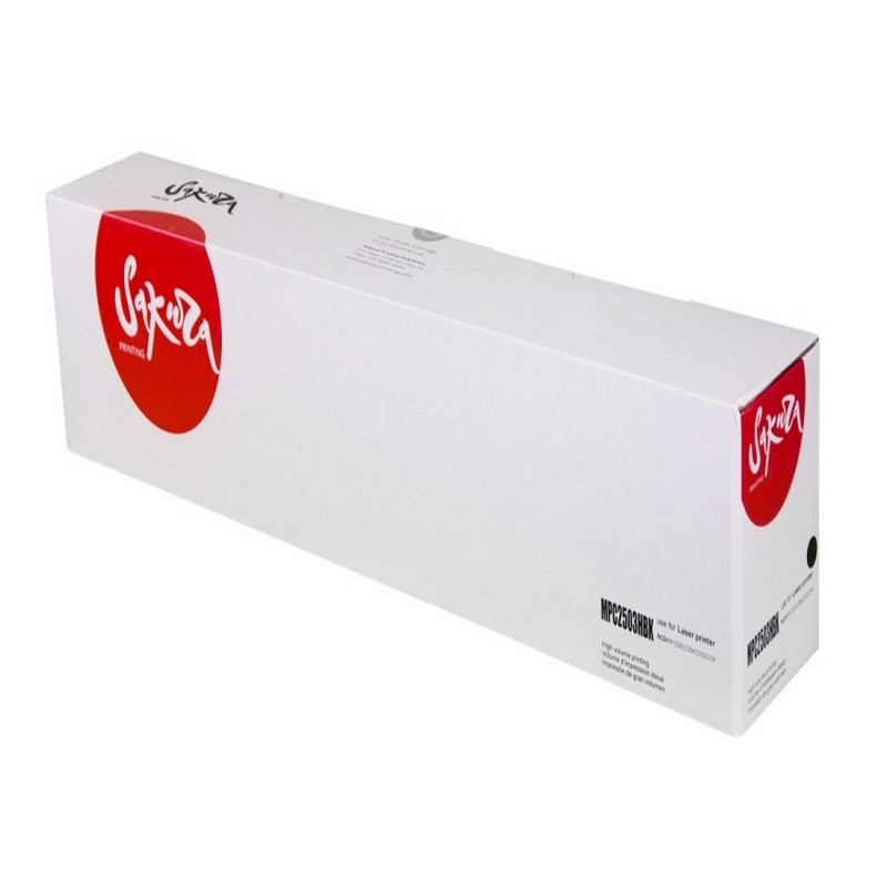 Тонер-туба Sakura MP C2503H BK для Ricoh, черный, 15000 к.