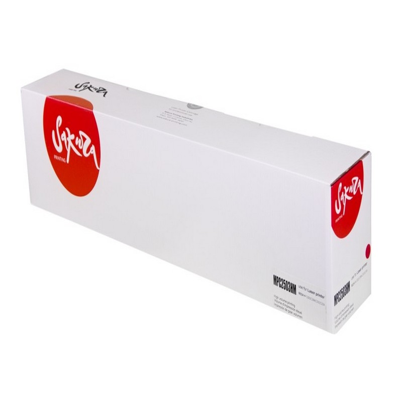 Тонер-туба Sakura MP C2503H M для Ricoh, пурпурный, 9500 к.