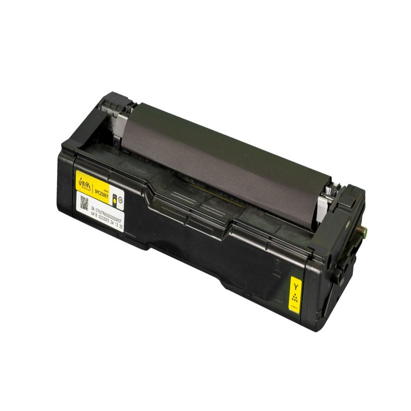 Тонер-туба Sakura SP C250E Y для Ricoh, желтый, 1600 к.