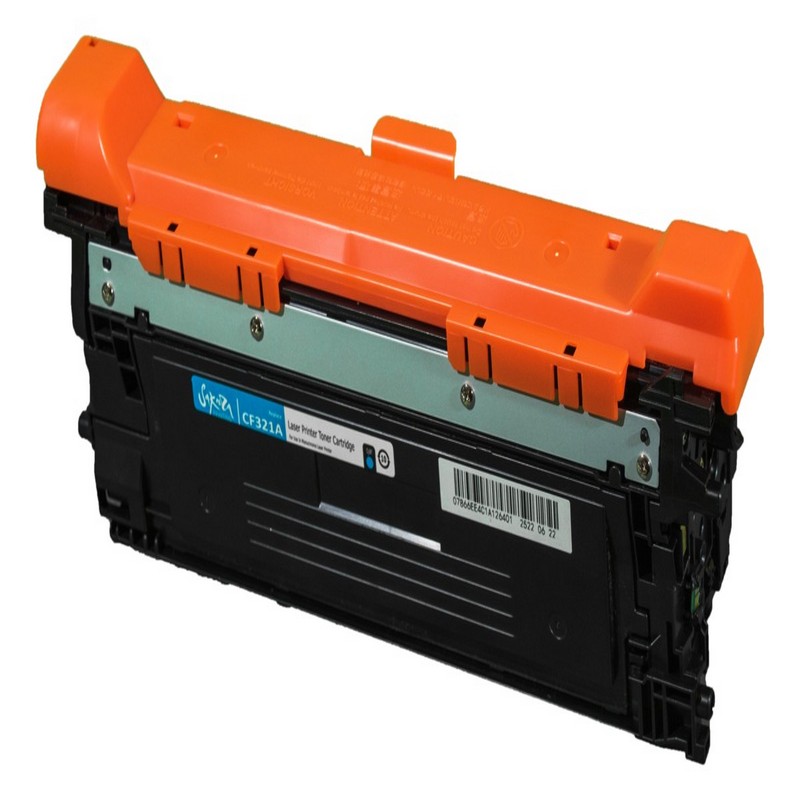 Картридж Sakura CF321A (653A) для HP, голубой, 16500 к.