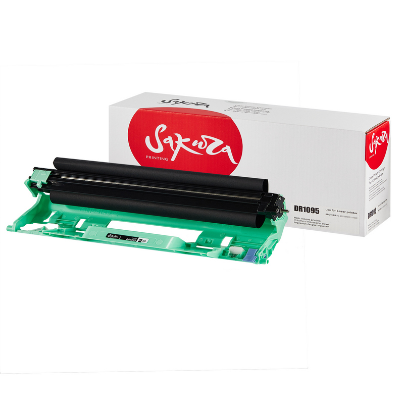 Фотобарабан Sakura DR1095 для Brother, черный, 10000 к.  DR-1095