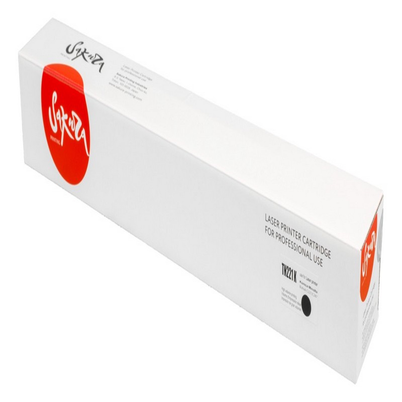 Картридж Sakura KM TN-221 K (A8K3150) для Konica Minolta bizhubC227/bizhubC287, черный, 24000 к.    TN221