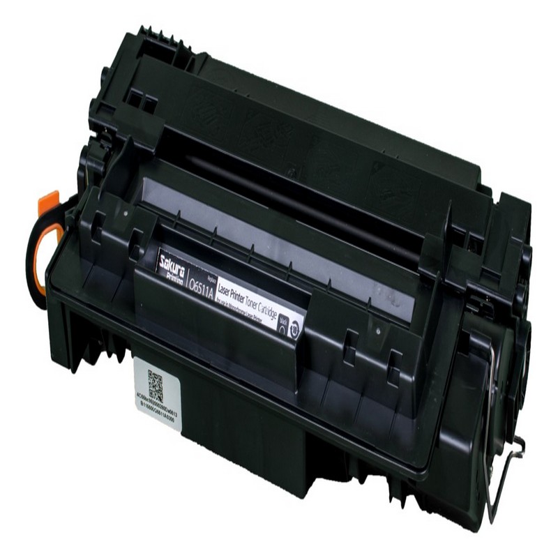 Картридж Sakura Q6511A (11A) для HP, черный, 6000 к.