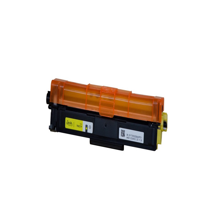 Картридж Sakura TN217 Y для Brother, желтый, 2300 к.   TN-217