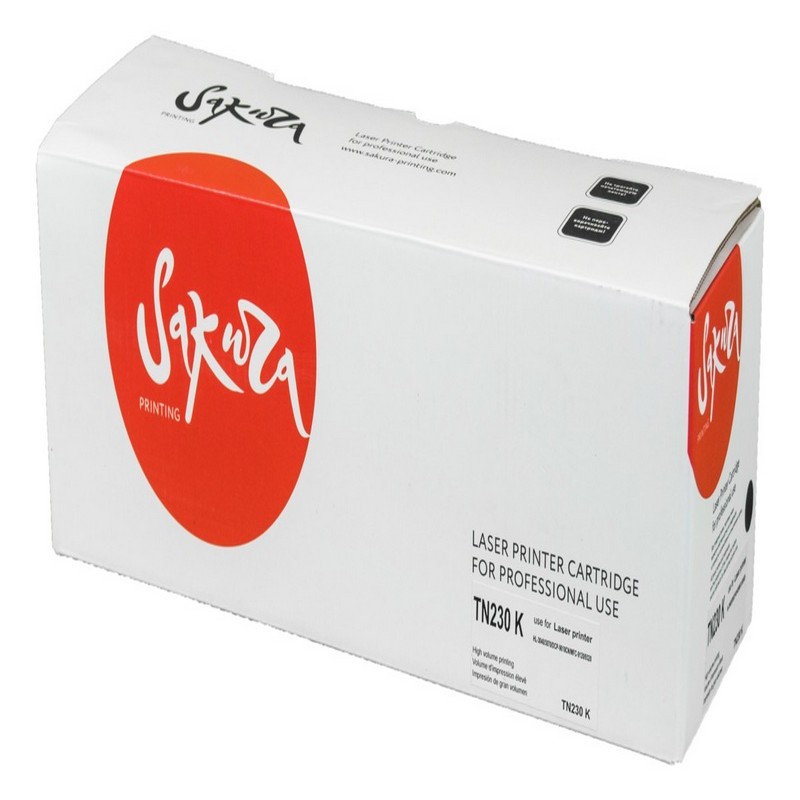 Картридж Sakura TN230 BK для Brother, черный, 2200 к.  TN-230