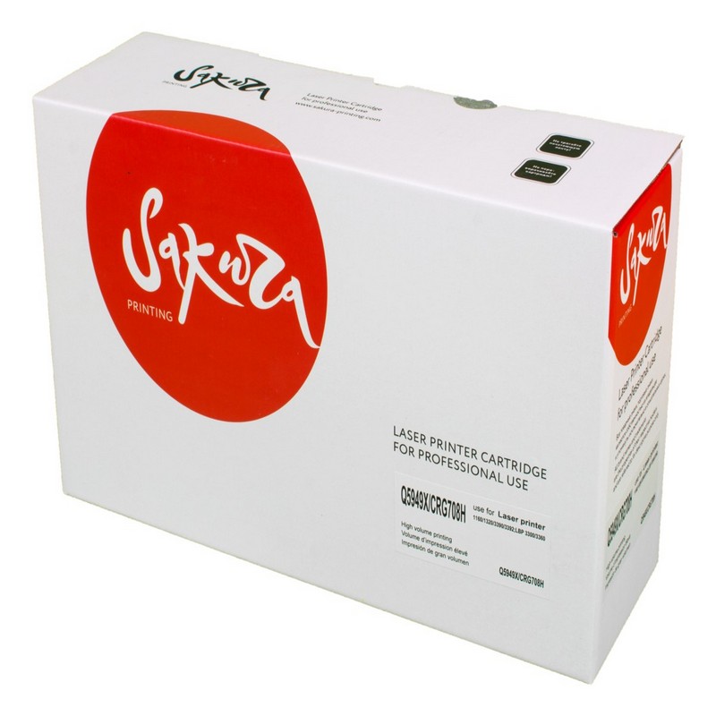 Картридж Sakura Q5949X CRG708H для HP, Canon LJ 1320n/LJ 1320nw/LJ 1320t/LJ 1320tn/M3390mfp/M3392mfp/LJ 1320, черный, 6000 к.