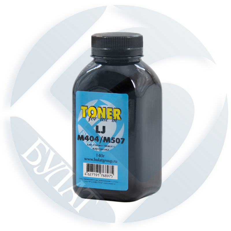 Тонер HP LJ M404 / M507 банка 140г БУЛАТ для совместимого картриджа