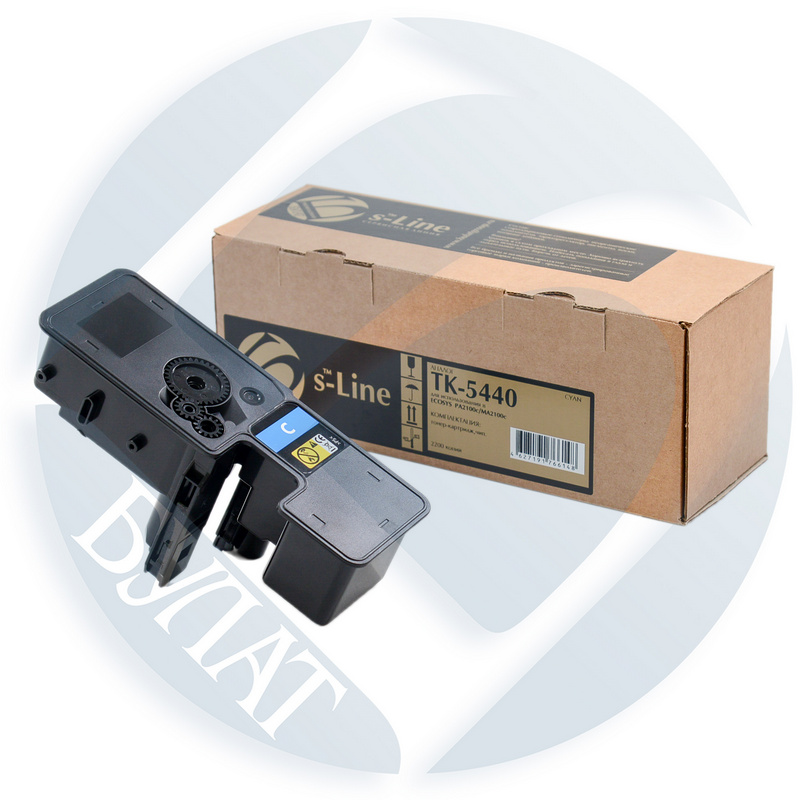 Тонер-картридж Kyocera ECOSYS MA2100cfx/PA2100cx TK-5440 (2.2k) Cyan БУЛАТ s-Line