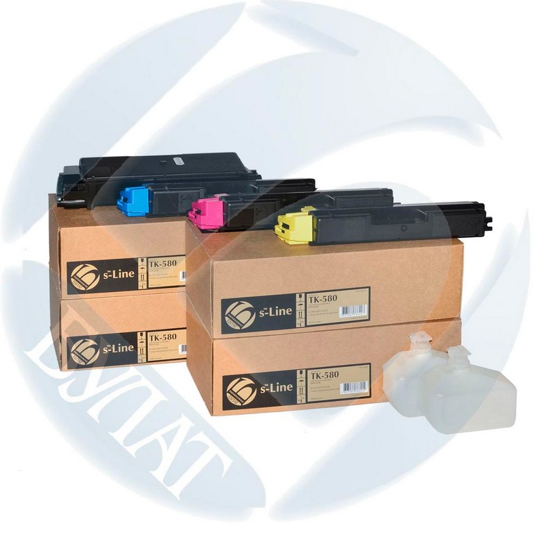 Тонер-картридж Kyocera FS-C5150 / ECOSYS P6021 TK-580 (2.8k) Cyan БУЛАТ s-Line