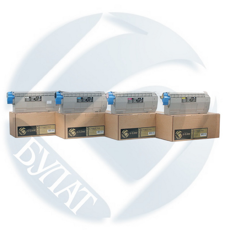 Тонер-картридж Oki C710 44318606 / 44318622 (11.5k) Magenta БУЛАТ s-Line