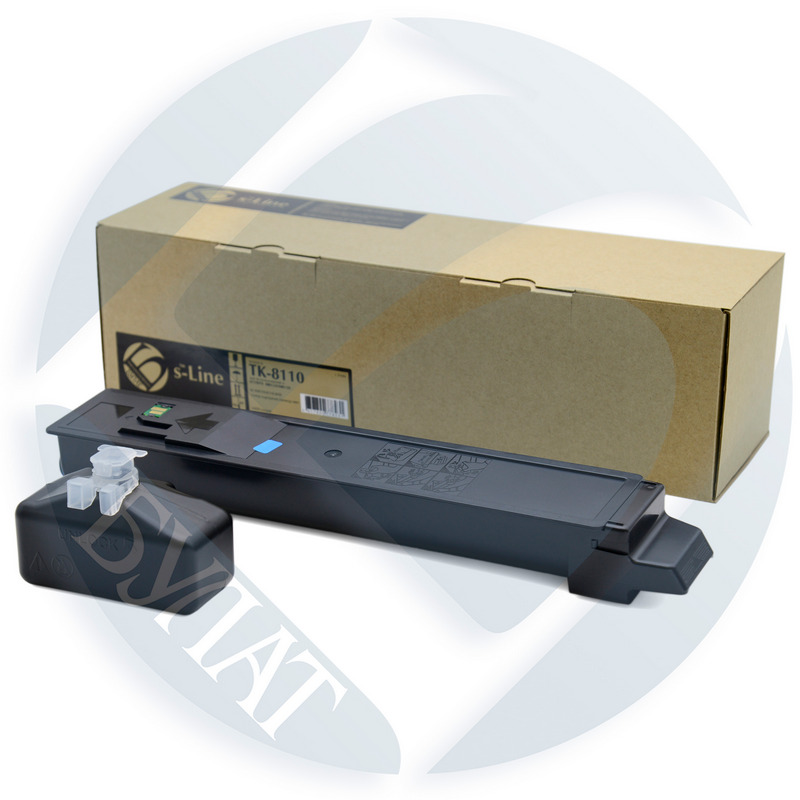 Тонер-картридж Kyocera ECOSYS M8124 TK-8110 (6k) Cyan БУЛАТ s-Line