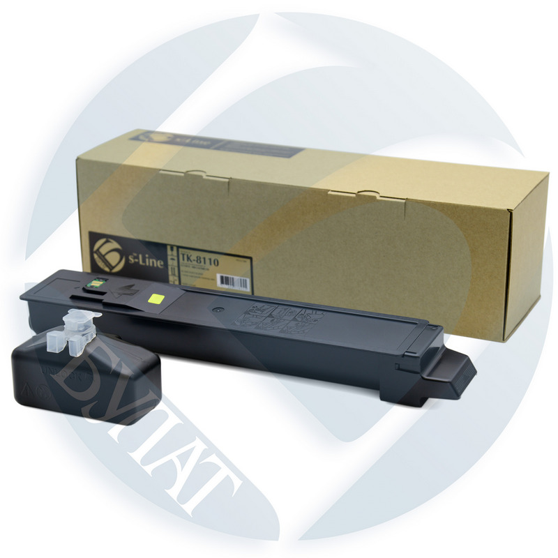 Тонер-картридж Kyocera ECOSYS M8124 TK-8110 (6k) Yellow БУЛАТ s-Line